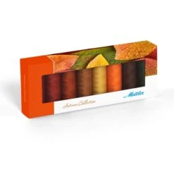 Mettler Seralon No. 100 200m Autumn 8 Spools - Thread Set