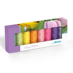Mettler Silk-Finish Cotton No. 50 150m Spring 8 Spools - Thread Set