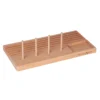 Ruler Rack With Storage, Beech, 6 Slots 1 Ruler Rack With Storage, Beech, 6 Slots -Singer Store 2159005 scaled