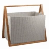 Folding Craft Storage Basket - White 1 Folding Craft Storage Basket - White -Singer Store 2241202 png