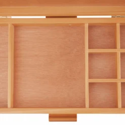 Craft Box - Cantilever Pine Wood -Singer Store 2519013 TOP png