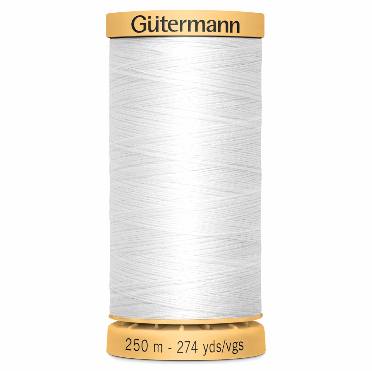 Gutermann Natural Cotton Thread 250m - White (#5709) 3 Gutermann Natural Cotton Thread 250m - White (#5709)