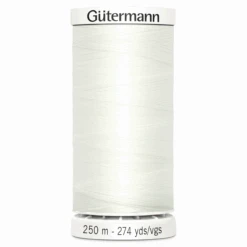 Gutermann Sew-All Thread 250m - Bridal White (#111)