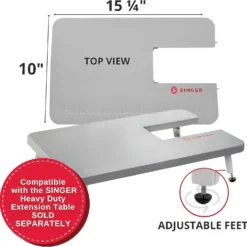 Singer Heavy Duty 4432 Sewing Machine - Top Spec 32 Stitch Patterns With Stretch And Overlock Stitch Patterns - New 2025 Model -Singer Store 4423table