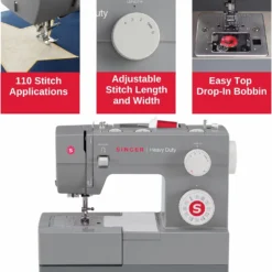 Singer Heavy Duty 4432 Sewing Machine - Top Spec 32 Stitch Patterns With Stretch And Overlock Stitch Patterns - New 2025 Model -Singer Store 44321