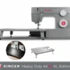 Singer Heavy Duty 4432 XL Bundle With Extension Table And Straight Stitch Foot - New 2025 Model -Singer Store 4432xl