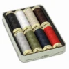 Gutermann Classic Shades Nostalgic Sew-all Thread 8 X 100m With Storage -Singer Store 640950 OPN png