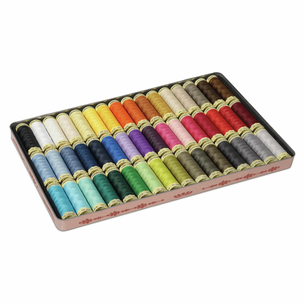 Gutermann Nostalgic Thread Box 1895 - Sew-All: 48 X 100m: Assorted Shades 4 Gutermann Nostalgic Thread Box 1895 - Sew-All: 48 X 100m: Assorted Shades - Image 2