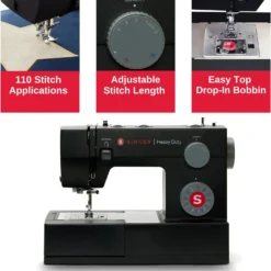 Singer Heavy Duty 4432 Black Limited Edition Sewing Machine - Most Popular Heavy Duty Machine In 2025. Strong Mechanical Machine - New 2025 Model. 16 Singer Heavy Duty 4432 Black Limited Edition Sewing Machine - Most Popular Heavy Duty Machine In 2025. Strong Mechanical Machine - New 2025 Model. -Singer Store 7183fHh3KmL. AC SL1500