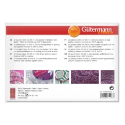 Gutermann Cotton Thread Set No.30 - 12 X 300m (Colour Assortment 2) 10 Gutermann Cotton Thread Set No.30 - 12 X 300m (Colour Assortment 2) -Singer Store 734023 2 BCK scaled