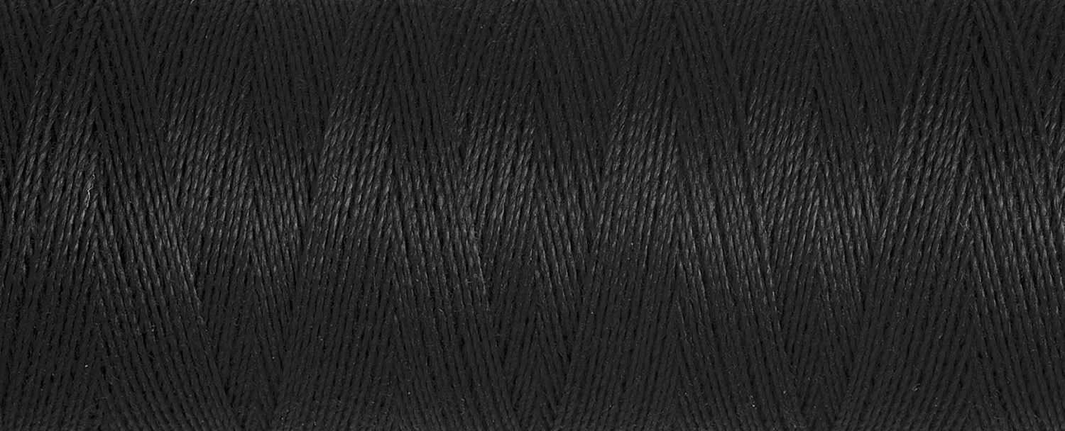 Black Gutermann Sew-All Extra Fine Thread: 200m 3 Black Gutermann Sew-All Extra Fine Thread: 200m