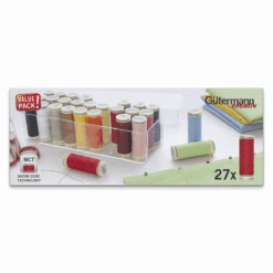 Gutermann Sew-All Thread Set With Storage Box - 100m (Pack Of 27) -Singer Store 799749 TOP png
