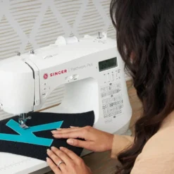 Singer Patchwork Plus C5985Q Sewing Machine - 200 Stitch Patterns With Letters And Numbers -Singer Store C5980Q PatchworkPlus Sewing Quilting Machine Lifestyle
