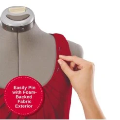 Singer DressWork Adjustable Dress Form - Medium To Large - Grey - Size 14 To 22 14 Singer DressWork Adjustable Dress Form - Medium To Large - Grey - Size 14 To 22 -Singer Store Dressform Grey 06