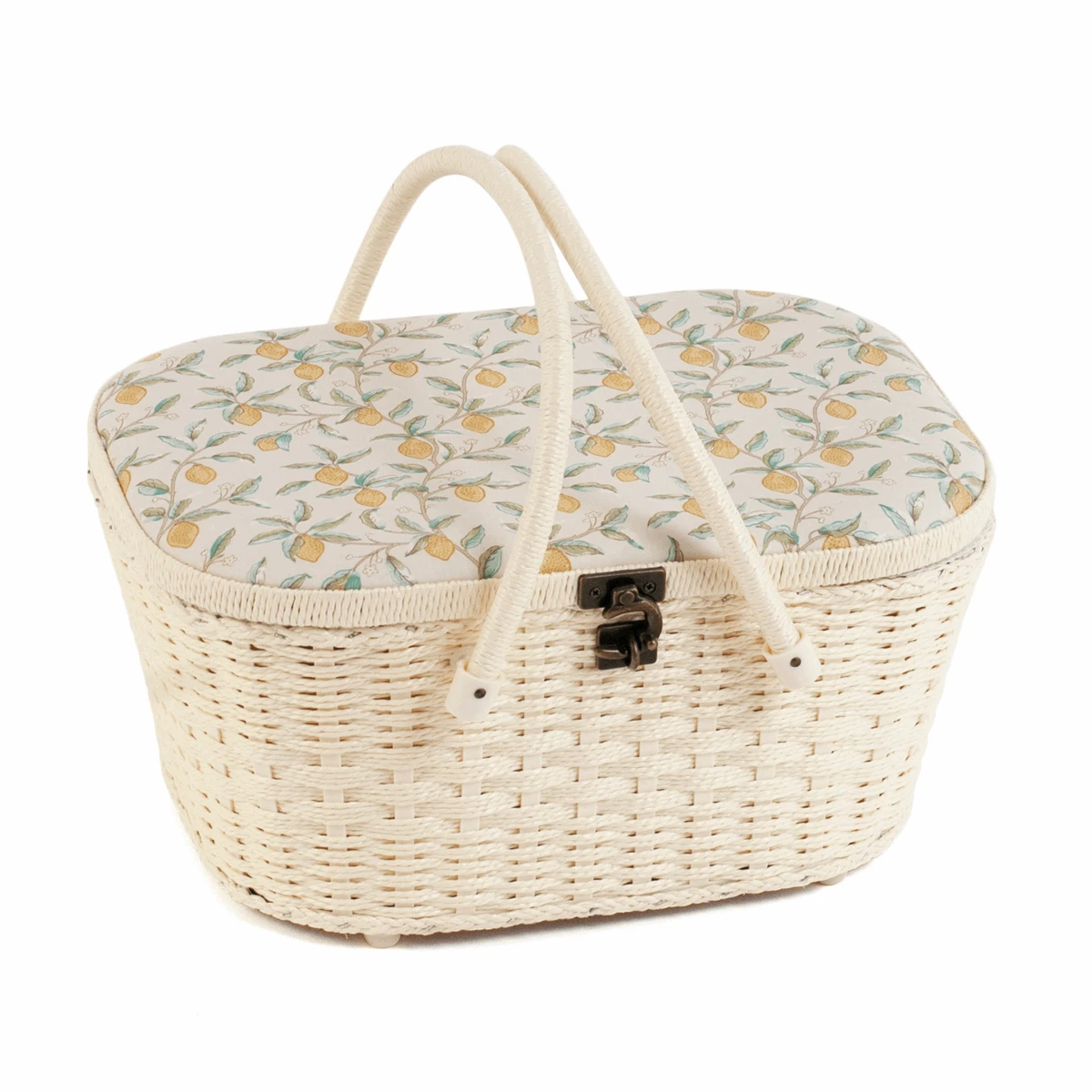 Morris Lemons Wicker Basket Sewing Box 3 Morris Lemons Wicker Basket Sewing Box