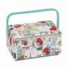 Sew Retro Sewing Box With Handle - Medium