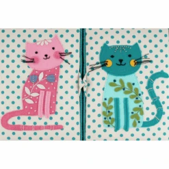 Cats Twin-Lidded Sewing Box With Appliqué Lid - Large -Singer Store HGTLRA 592 TOP png