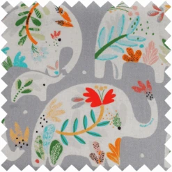 Elephants Twin-Lidded Sewing Box With Appliqué Lid - Large -Singer Store HGTLRA 603 DT png
