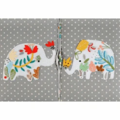 Elephants Twin-Lidded Sewing Box With Appliqué Lid - Large -Singer Store HGTLRA 603 TOP png