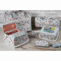 Happydashery Twin-Lidded Square Sewing Box - Large -Singer Store MRLTLE 626 LS png