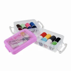 2 Tier Sewing Box Kit (includes 16 Reels Of Thread) -Singer Store SPEC G001 50 OPN png