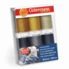 Gutermann Thread Set Denim 6 X 100m -Singer Store Thread Set Denim 6 x 100m