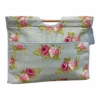 Craft Bag With Wooden Handles - Ditsy Rose