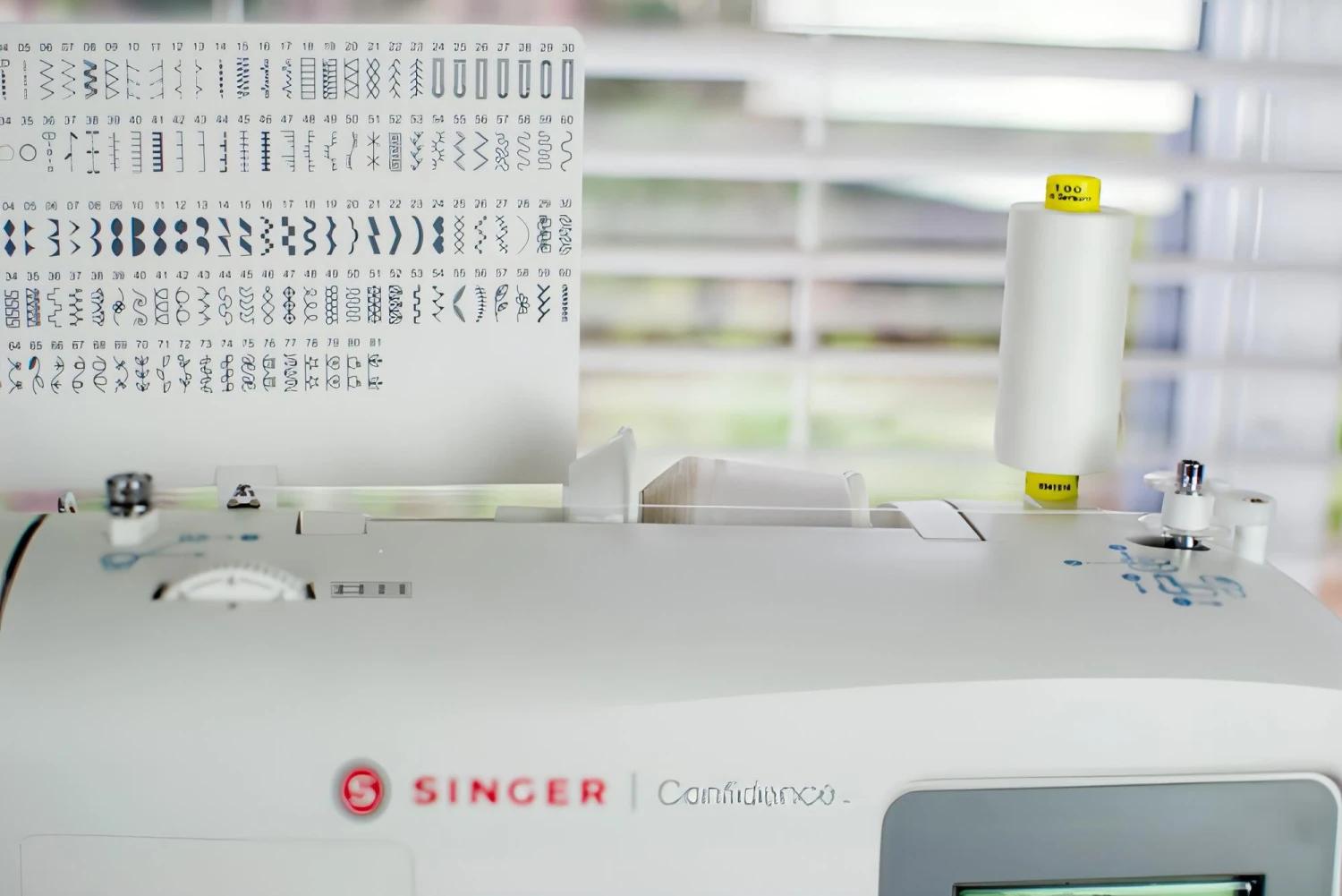 Singer Confidence 7640 Sewing Machine - Extension Table, 200 Stitch Patterns, Silky Smooth Motor - New 2025 Model 8 Singer Confidence 7640 Sewing Machine - Extension Table, 200 Stitch Patterns, Silky Smooth Motor - New 2025 Model - Image 6