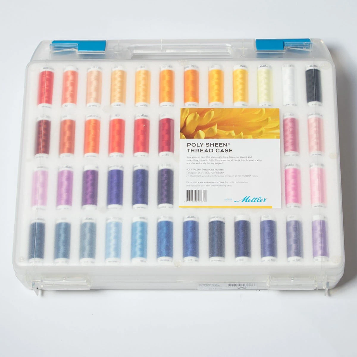 Mettler Ultimate Thread Case Poly Sheen No. 40 200m 96 Spools 3 Mettler Ultimate Thread Case Poly Sheen No. 40 200m 96 Spools
