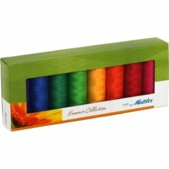 Mettler Silk-Finish Cotton No. 50 150m Summer 8 Spools - Thread Set