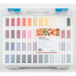 Mettler Ultimate Thread Case - Seralon No. 100 200m 96 Spools -Singer Store seralon thread case closed