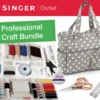 Professional Craft Bundle With Craft Bag And 169 Accessory Pieces -Singer Store singer outlet luxury christmas bundle